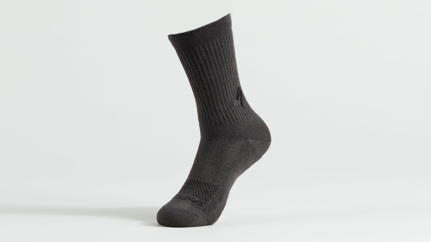 Specialized Cotton Tall Socks - Charcoal S