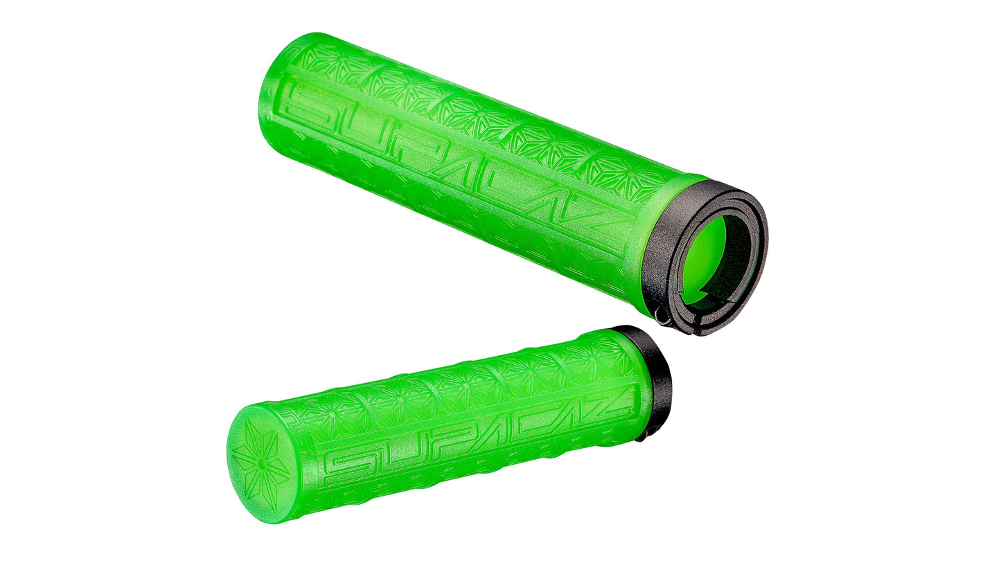 Supacaz Grizips Grip - Neon Green