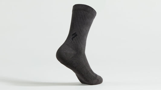 Specialized Cotton Tall Socks - Charcoal S