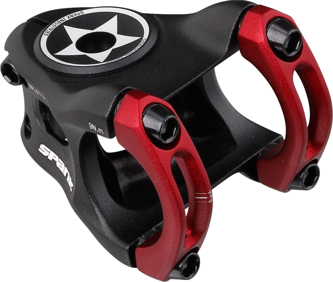 Spank Split Stem Red 38mm