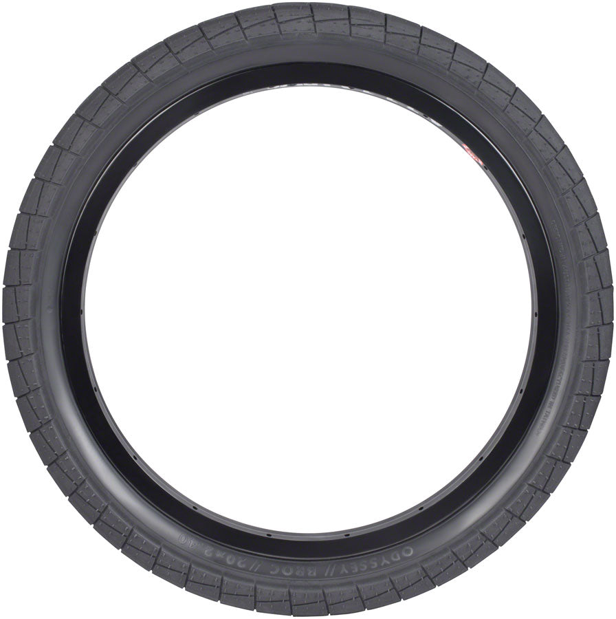 ODYSSEY BROC TIRE - 20 X 2.4 CLINCHER WIRE BLACK
