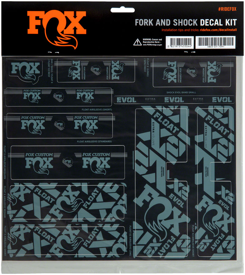 FOX Fork & Shock Decal Kit